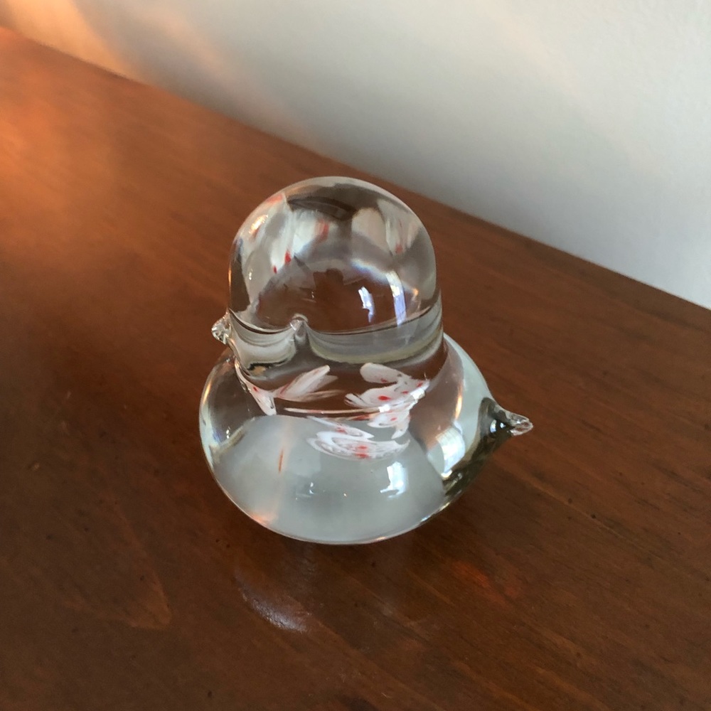 Vintage Cut Glass Paperweight